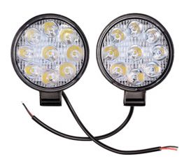 Светодиодная фара SKYWAY OFF ROAD 84х100х17мм, 27W 6000К 9 диодов, 2 шт. S07201096 