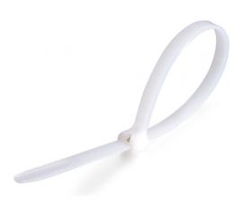 Нейлоновые стяжки FORTISFLEX КСЗ 10х600 белые 100 шт. 74111 