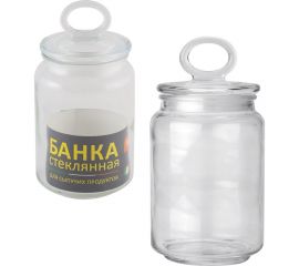 Стеклянная банка для сыпучих продуктов Mallony COPPETTA с крышкой объем 0.9 л 003598 