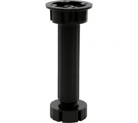 Регулируемая опора для корпоративной мебели Lemax PROF черный, 150 мм FL15B 
