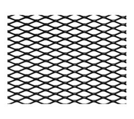 Облицовка радиатора DolleX алюминий, 120 х 30 см, черная, ячейки 16 х 6мм DKS-134 