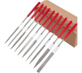 Набор алмазных надфилей HANDSKIT 160x4 мм, 10 штук NADF10D_160 