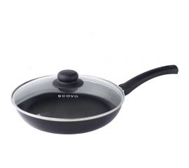 Сковорода SCOVO диаметр 20 см стеклянная крышка RC-007 