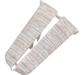 Торцевые заглушки для плинтуса DECONIKA (70 мм; 253 Ясень серый; 2 шт.) Д-П70-Тп-Ф1 253 ЯСН СЕР 