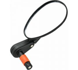 Панорамное универсальное зеркало SUZICO DX-222SB, крепление в торец руля, черное SUZICO VZ211001 