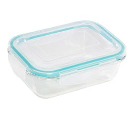 Контейнер Mallony DIAFANO 650 мл из жаропрочного стекла с крышкой из пластмассы прямоугльный, температура -20 до +200 С 005471 