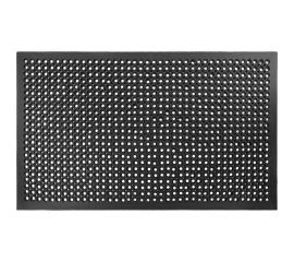 Входной коврик LAIMA EXPERT резиновый, грязесборный, перфорированный, 90x150 см, толщина 12 мм 607816 