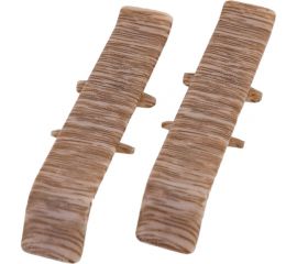 Соединитель для плинтуса DECONIKA (70 мм, 215 Дуб снежный, 2 шт.) Д-П70-С-Ф2 215 ДУБ СНЖ 