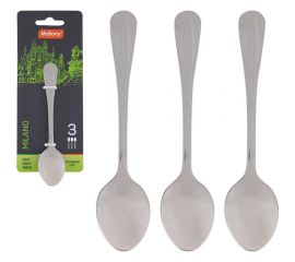 Набор чайных ложек Mallony MILANO, 3 шт 007292 