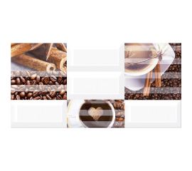 Декор Azori Ceramica вог мокко, 40.5x20.1 см, 1 шт. 583012003 