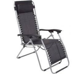 Кресло-шезлонг (черный) GOGARDEN FIESTA 50306 