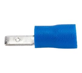 Плоская изолированная клемма REXANT, штекер 2.8 мм, 1.5-2.5 кв.мм, синяя, 100 шт 08-0331 