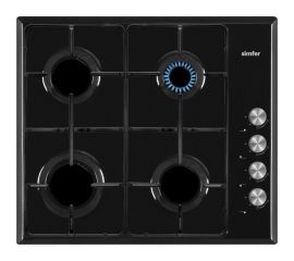 Газовая варочная панель SImfer эмалированные решетки, автоподжиг H60Q40B470 
