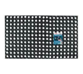 Грязесборный входной резиновый ячеистый коврик LAIMA EXPERT толщина 16 мм, 80x120 см 607812 