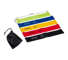 Набор из 5-ти резинок для фитнеса BRADEX нагрузка до 4 SF 0673 