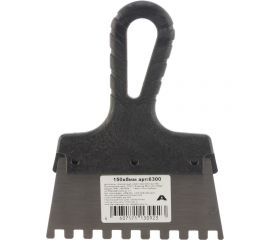 Зубчатый шпатель с антикоррозийным покрытием 150мм зуб 8х8мм Jettools 6300 