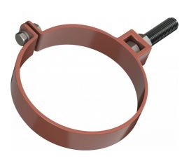 Универсальный хомут трубы Технониколь (ПВХ; длина 180 мм; красный; 1 шт) TN519657 