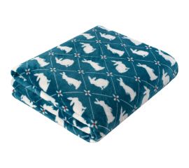 Покрывало-плед Guten Morgen Велсофт, Кроличий Рай, 200x220 см ПФ-КрР-200-220 