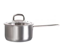 Ковш Kukmara SAFIA 1.5 л, 16 см, со стеклянной крышкой SF-LDL1516G 