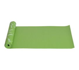 Коврик для йоги Iron People IR97502/1 зеленый, листья 2007000045510 