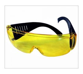 Защитные открытые очки ON Люцерна, желтые, с черной дужкой, 23-01-014 