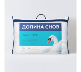 Подушка для сна Ecotex Долина снов Нано-Пух искусственный лебяжий пух DownFill 50x70 ПЛСД57 