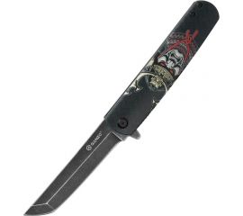 Нож Ganzo черный самурай G626-BS 