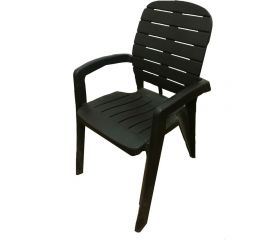 Пластиковое кресло Garden Story Прованс шоколад 3728-МТ003 