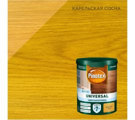 Пропитка 2 в 1 Pinotex UNIVERSAL карельская сосна, 0,9 л 5620703 