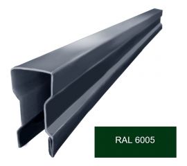 Заборная планка ТАВРОС 0.4х15х2000 мм, полиэстер, глянец, RAL 6005 зеленый мох 2000564 