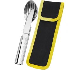 Набор Forester MOBILE ложка, вилка, нож, открывалка (16-18 см), в чехле, из нержавеющей стали MC-7 