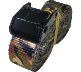 Стяжной ремень UVE с пружинным замком, кольцевой, 700 daN, 5 метров, 38мм, камуфляж RS-38-700-5-cam 