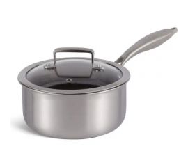 Ковшик Edenberg с крышкой 1,5 л нержавеющая сталь тефлон EB-17004 