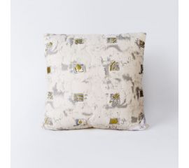 Подушка Ecotex Арго овечья шерсть, стеганый чехол 100% хлопок, 70x70 ПАР77 