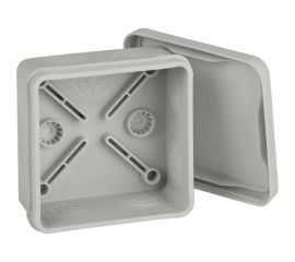 Распаячная коробка ЭРА KOR8080409g2MP двухкомпонентная, безгалогенная, атмосферостойкая, 80x80x40мм пря Б0060290 