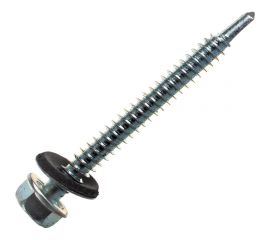 Кровельный саморез крепежная техника цинк 6.3х60 мм, 100 шт 431224 БК 