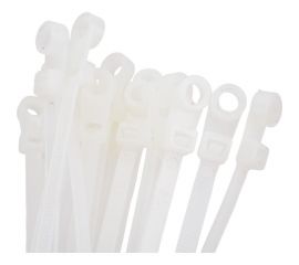 Кабельные стяжки Nord-Yada 4.8х300 мм, с монтажным кольцом, 100 шт. 903175 