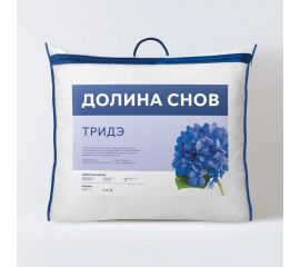 Подушка для сна Ecotex ТриДэ наполнитель Fiber стеганый чехол 70x70 ПТД77 