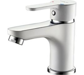 Смеситель для умывальника LEDEME L1003W белый 65807 