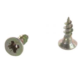 Потайной универсальный шуруп Метизный двор 3,5x12, желтый, 45 шт. 4690441018595 