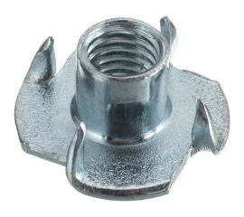 Врезная гайка крепежная техника din 1624, м8, 200 шт., цинк 497300 БК 