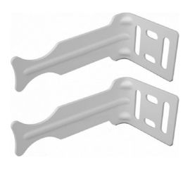 Комплект кронштейнов для радиатора ООО Металлист 3-сторонний, полимер (1уп-2шт) 2441 