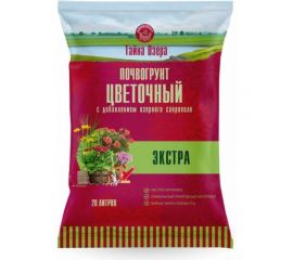 Почвогрунт Фабрика Торфа Тайна озера - Цветочный Экстра 20л ТОЦвЭк20 