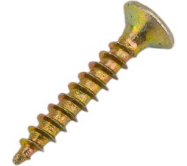 Шуруп крепежная техника желтый цинк, 2,5x16 1000 шт. 431296 БК 