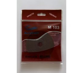 Акриловая лента Акрилком М103 серый носитель, 0,8 мм х 8 мм х 5 м М103 8мм 