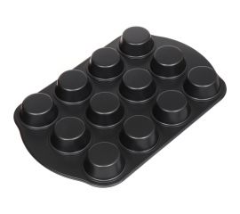 Форма для запекания DANIKS сталь, 26.5x41x3.3 см, антипригарная, прямоугольная, 12 маффин, kb18305 343112 