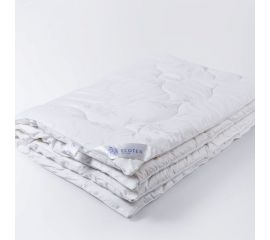Стеганое одеяло Ecotex Бамбук Роял бамбуковое волокно, всесезонное, 1.5 спальное, хлопковый чехол, 140x205 ОБ1 