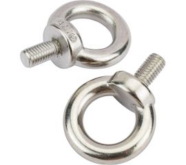 Нержавеющий рым-болт KREPFIELD М10, ART 580, А2, 2 шт. 580А2РЫМБОЛТМ10-2 