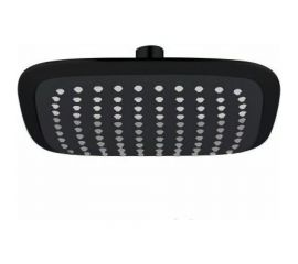Лейка верхнего душа MELODIA квадрат 200x200 мм, черная MKP20597C 34751 