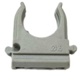 Клипса для гофротрубы Электропласт d16 мм (ЭП) 16KL100GR 